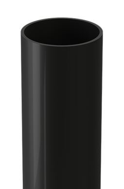 Труба водосточная 1 м Lux Карбон, (RR-33)