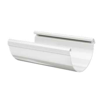 Жёлоб водосточный 3 м Люкс (Lux) Пломбир, (RAL 9003)