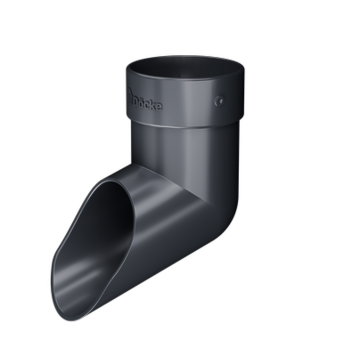 Наконечник для водосточной трубы Премиум (Premium) Графит, (RAL 7024)