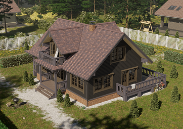 Сайдинг Premium, Брус, графит - 7